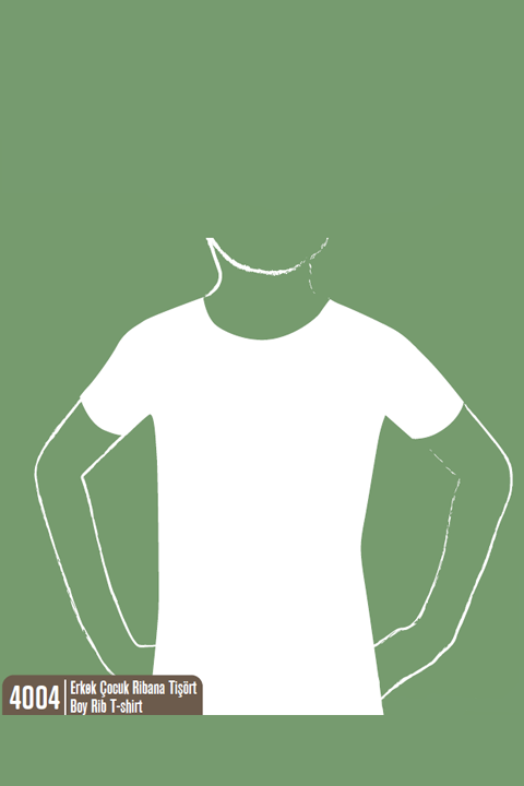 Erkek Çocuk Ribana Tişört/Boy Rib T-shirt